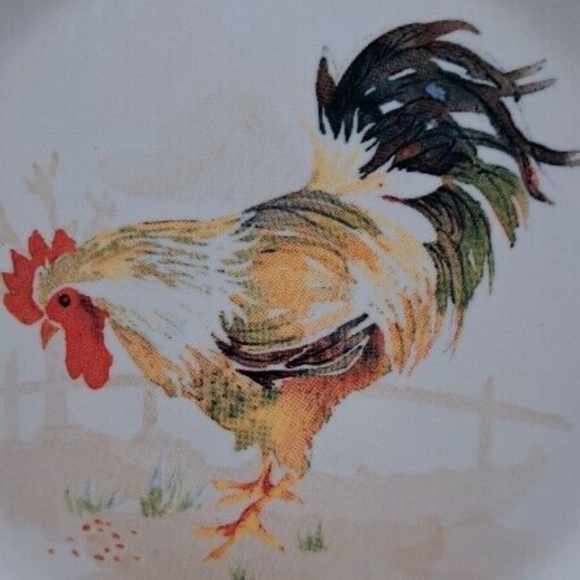 Lenox Butler’s Pantry 9” Luncheon Plate set of 10, with Golden Rooster - Picture 5 of 5